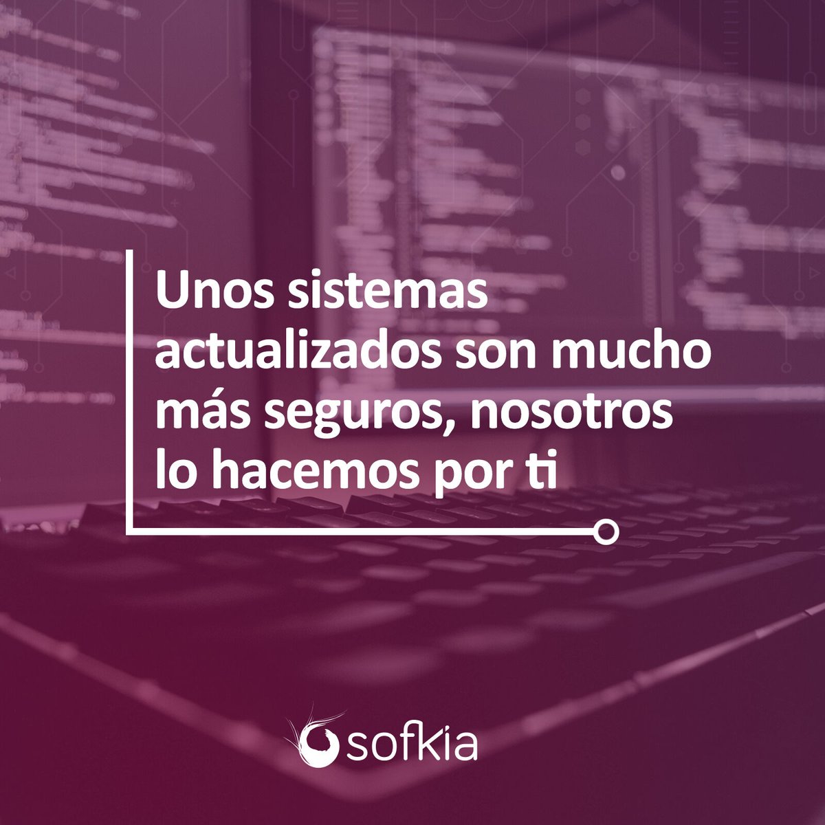 Sofkia_'s tweet photo. ¿Está actualizado el software de tu empresa? A diario surgen vulnerabilidades en los sistemas informáticos. Desde Sofkia vigilamos y prevenimos estas fallas de seguridad.
#Sofkia #Software #Actualizaciones #CiberSeguridad https://t.co/d106wgrY6m