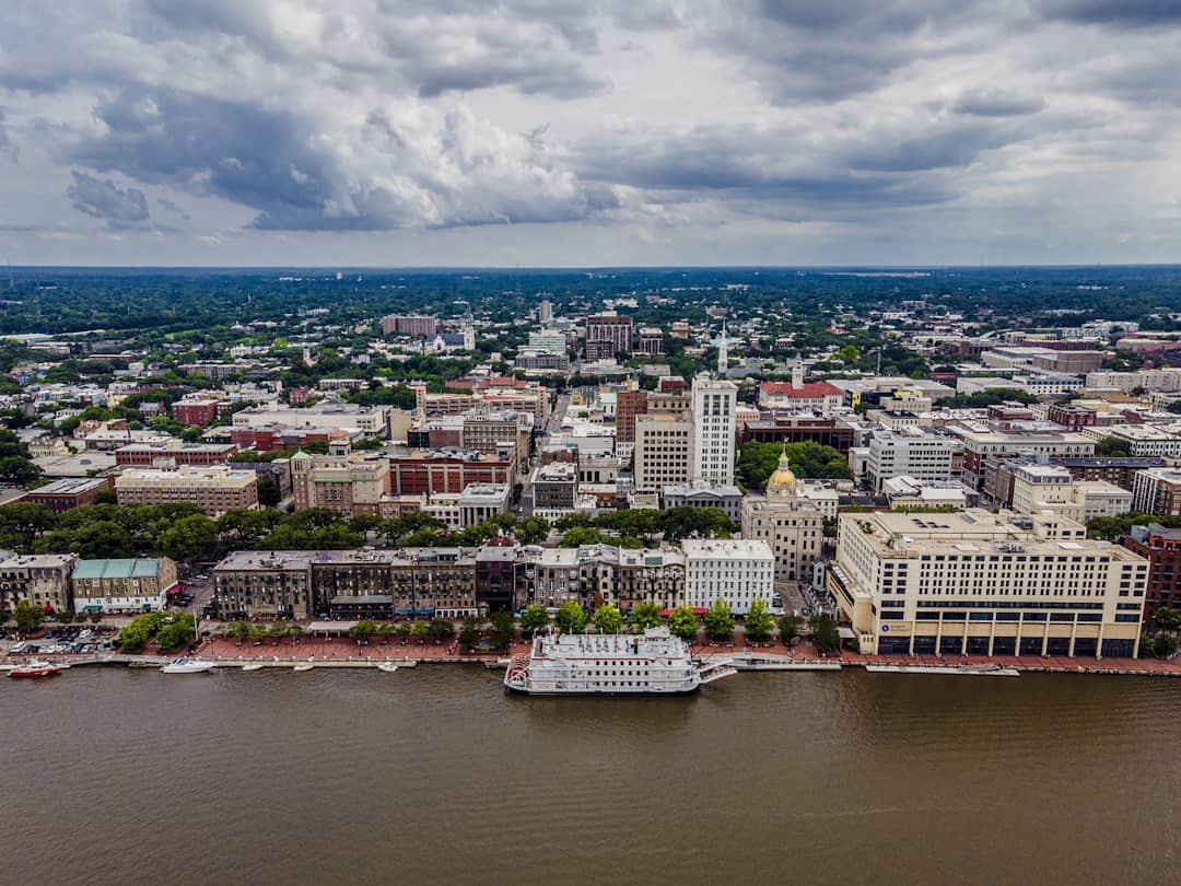VisitSavannah's tweet photo. #Savannah skyline views. 👀 [📸: @tyleredic via Instagram] https://t.co/pPJC55aXEx