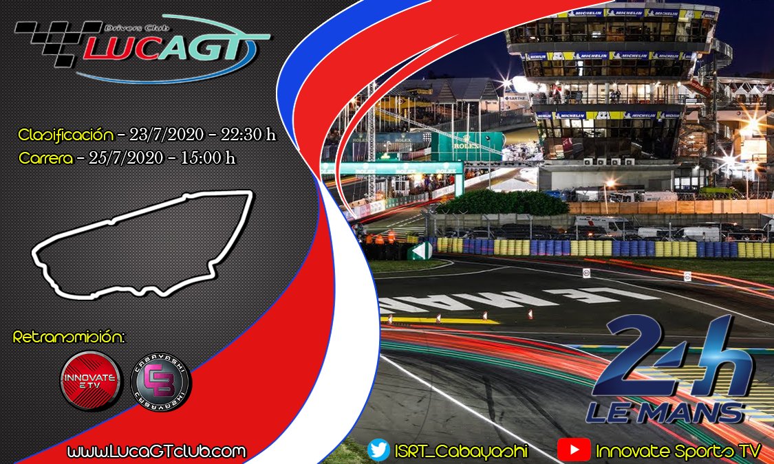Por tercer año consecutivo estaré en cabina para contaros lo que ocurra en las #24HLemans de #PS4 que se realizan en @projectcarsgame y organiza @LucagtClub
Primera toma de contacto mañana con la clasificacion
No podeis perderos esta legandaria carrera!! https://t.co/ZiF7wRluZf