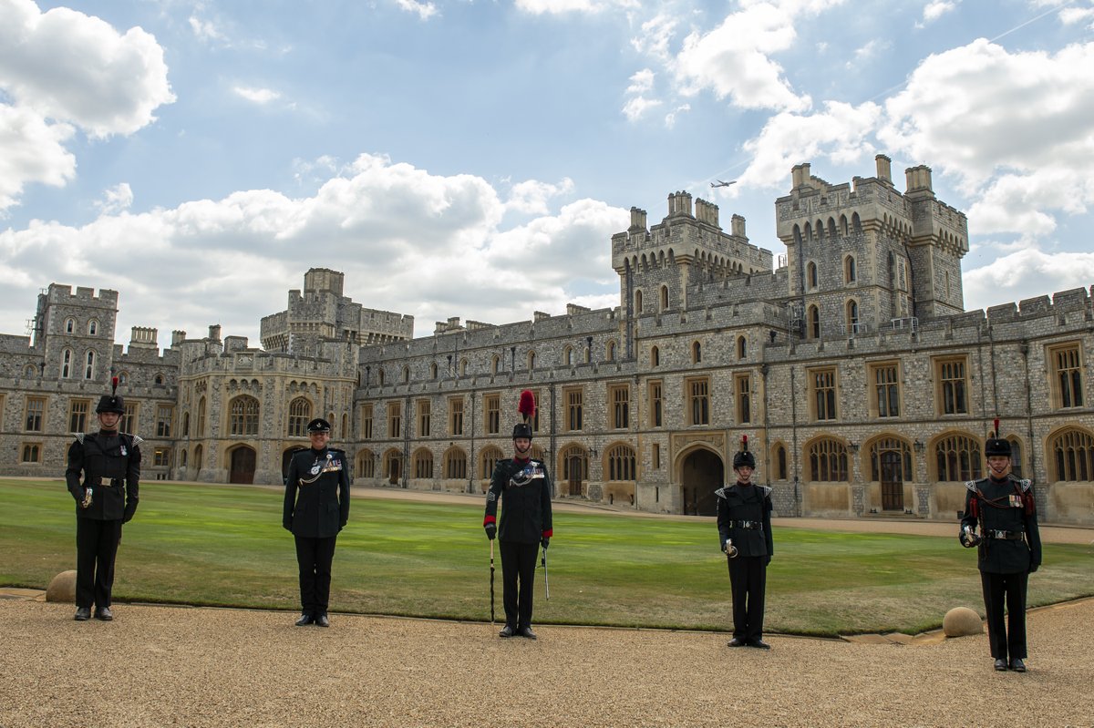 RoyalFamily's tweet image. The Duke was thanked for his 67 years of service and support to the Regiment, before the Buglers sounded the ‘No More Parades’ call, marking HRH’s final ceremony as The Rifles’ Colonel-in-Chief.