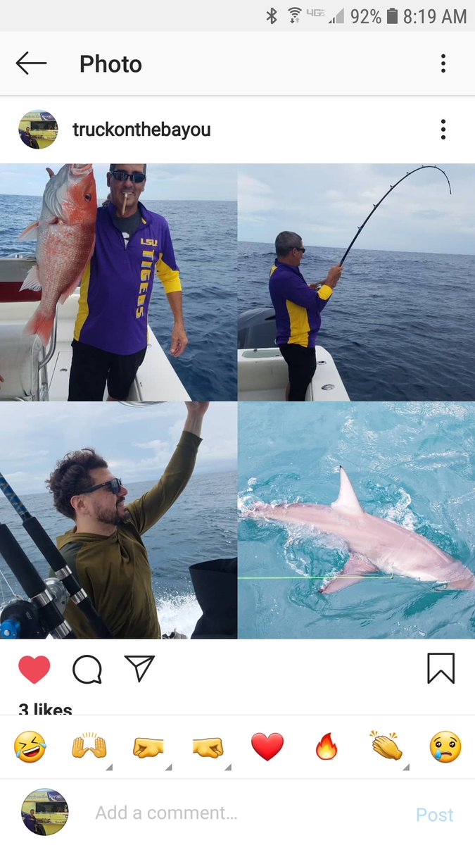 Truckonthebayou's tweet photo. Great day of fishing with @curbsidekaty on board #cowboycharters #Freeportfishing. https://t.co/uvT2AP0K7t