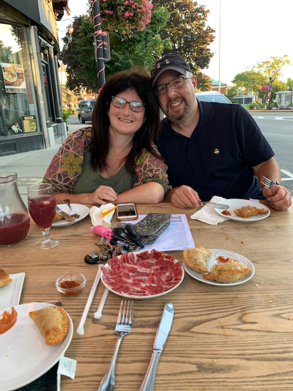 eats_rob's tweet photo. Happy birthday to @Robswife3!! @RobShap444 treated her to a lovely dinner al fresco with plenty of sangria! #husbandpoints https://t.co/NVUrWY3vmg