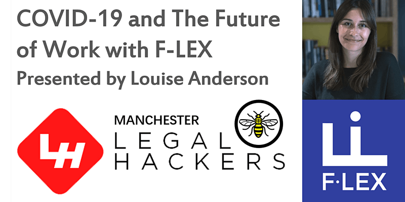 FlexOnDemand's tweet photo. Louise Anderson, Head of our Northern Hub, will be delivering a virtual talk on Covid-19 and the future of work in collaboration with Manchester Legal Hackers.

The talk will take place between 6pm-7pm on Thursday 30th July.

https://t.co/H6NDXgek6Q

#law #lawstudents #paralegals https://t.co/FzWDVEh58I