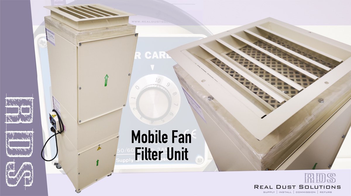 dustsolutionsZA's tweet photo. A mobile fan filter unit.
We provide a wide range of dust control solutions.
Contact Brandon +27 (0) 64 758 4268  or brandon@realdustsolutions.co.za
#RealDustSolutions #DustFiltration #Filtration #DustSolutions #MobileFanFilter #TaigeisDigital https://t.co/SCTh9VU8PJ