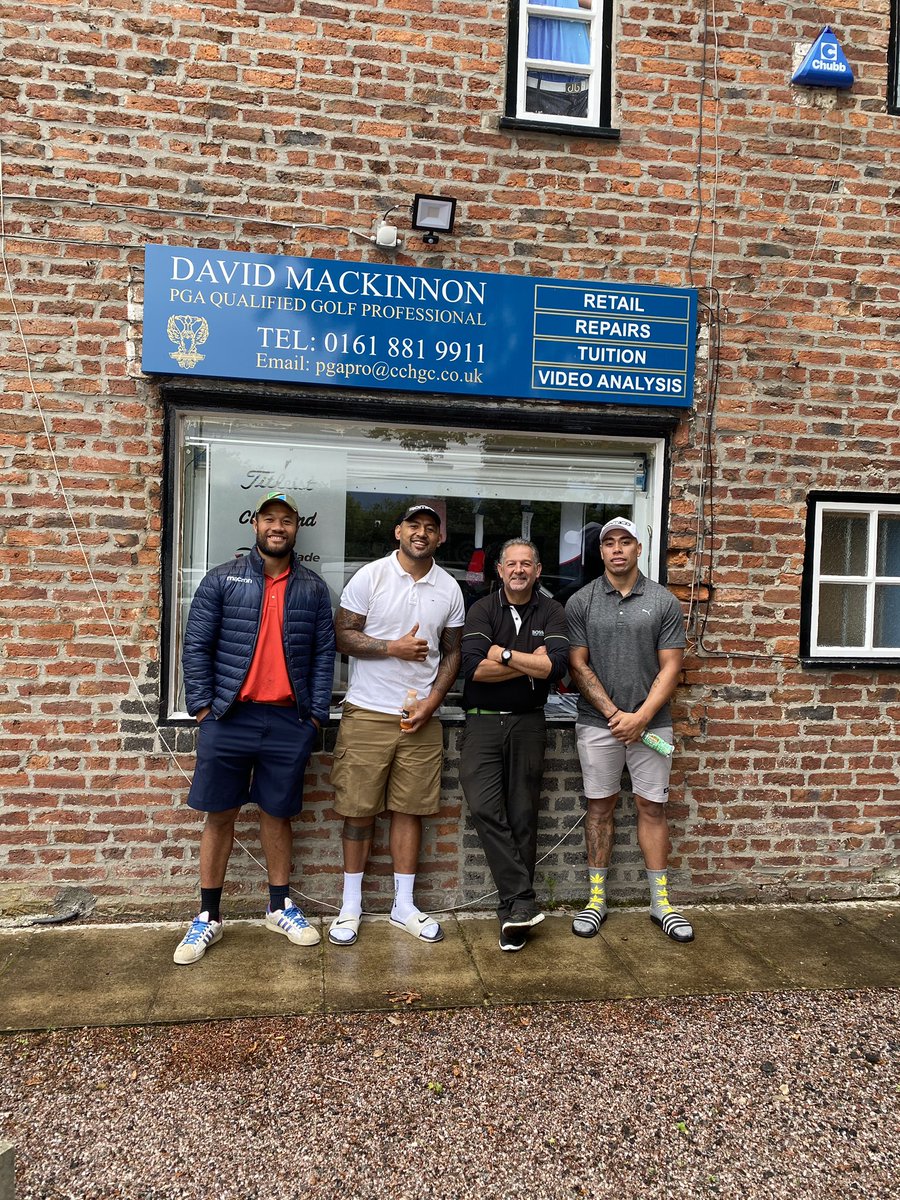 @SalfordDevils great to have some of the lads down @chorlton_golf today ...#alwayswelcome #🏉🏌🏻‍♂️