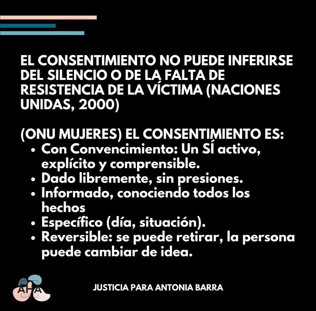 _ManosFrias_'s tweet photo. El consentimiento no puede inferirse del silencio o de la falta de resistencia de la víctima #MartinPradenas https://t.co/XIE60qaKtj