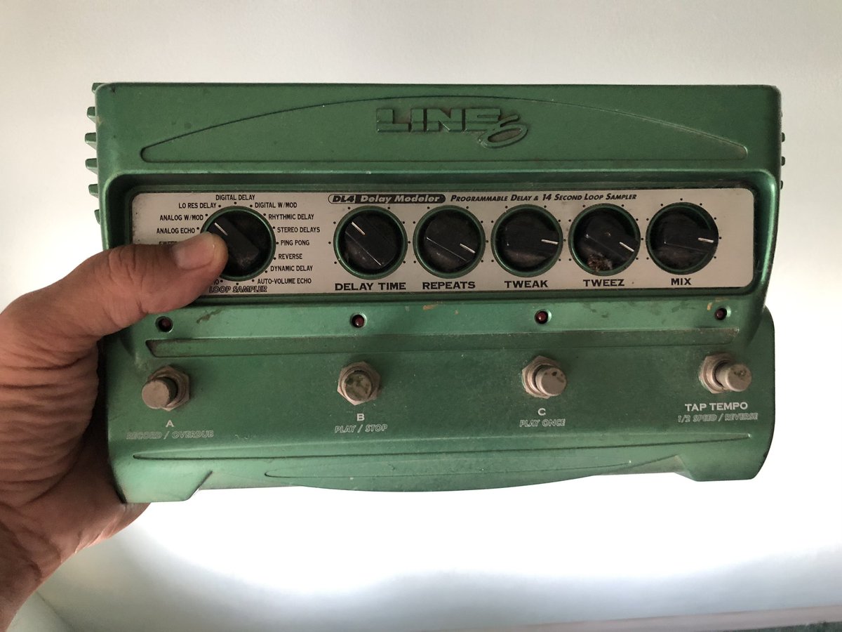 DJJS1's tweet photo. today is George Clinton’s bday. 🎂myself n Rahzel were lucky enough to open for Parliament a few times. in a related story, Bootsy Collins gave me this fx pedal after seeing me scratch in his home studio in Ohio. 🤯
#funkyforyou 🤘🏻😷🤘🏻 https://t.co/clt1aFXWVL