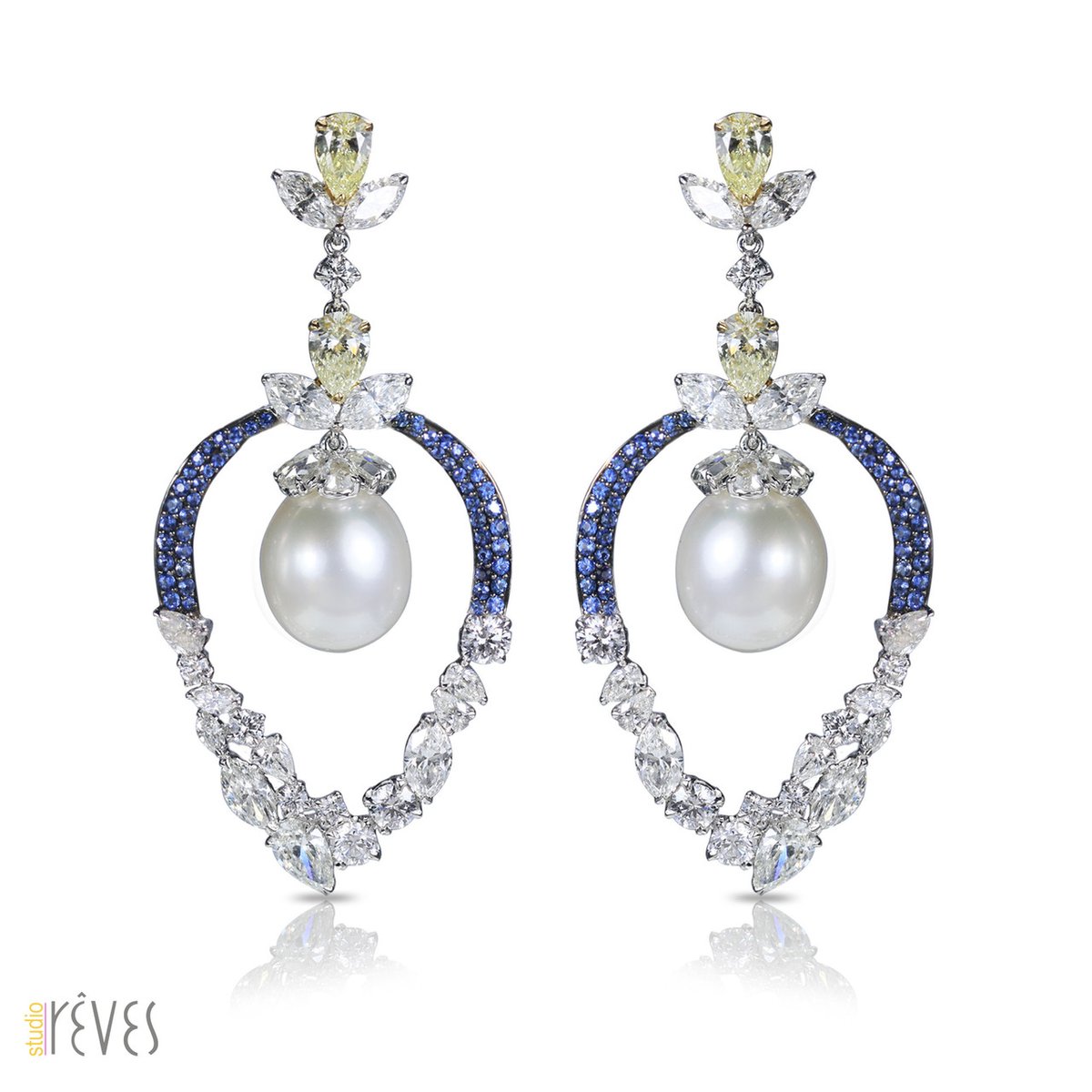 RapaportTrade's tweet photo. ⭐ #RapNet Jewel of the Week ⭐
Check out these magnificent Studio Rêves Diamonds, Pearls and Blue Sapphire Dangling Earrings listed by Grand Lifestyles.
Learn more about this piece here >> https://t.co/SEMUoph5yu
#diamonds #diamondonline #diamondindustry #jewelry #luxuryjewelry https://t.co/OhdeWi5Vcn
