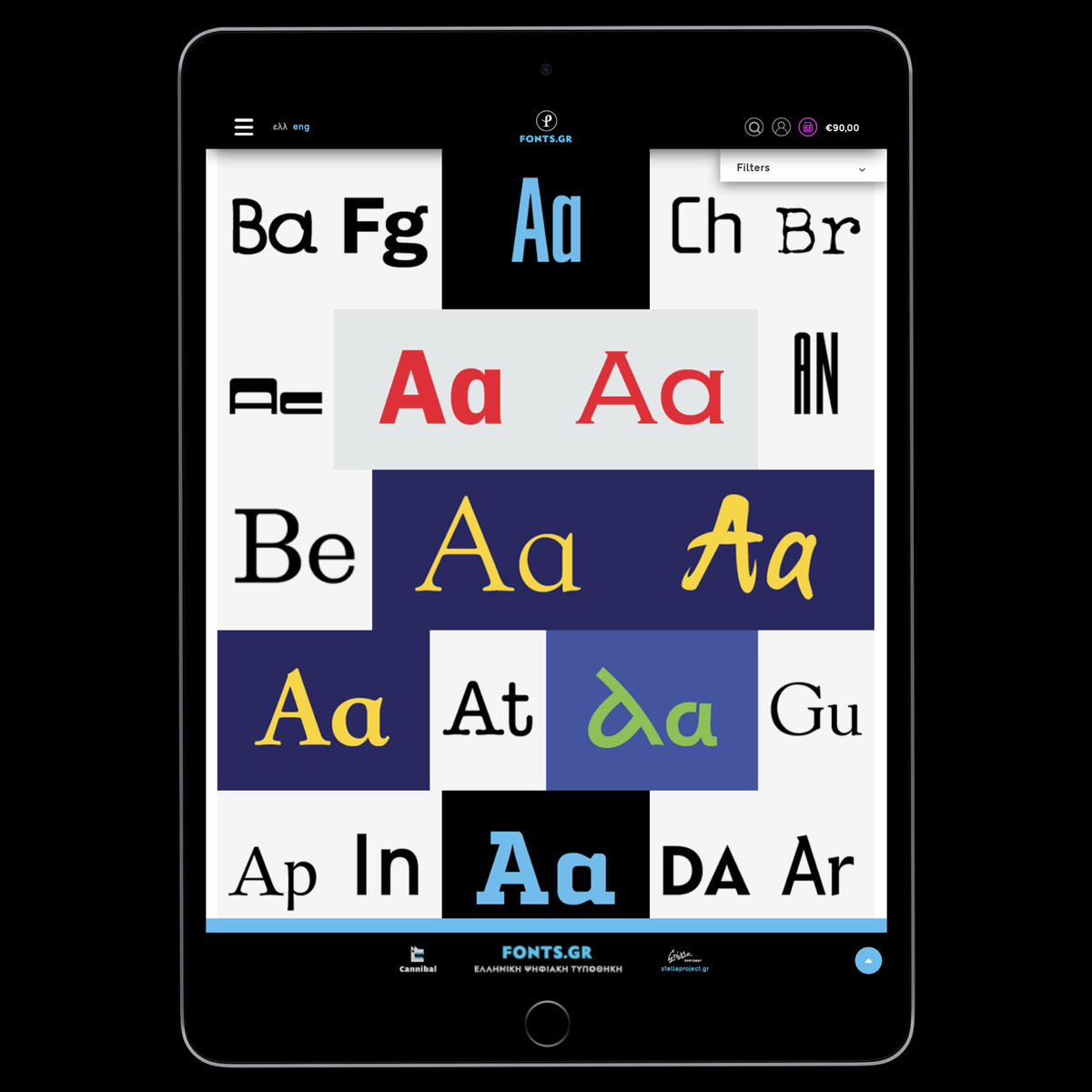 ffragkogiannis's tweet photo. @FontsGr features a collection of #typefaces designed by Greek and foreign designers, that share the common feature of Greek character support. https://t.co/QKfCpX439A #FontsGr https://t.co/MMeGPOpPAr