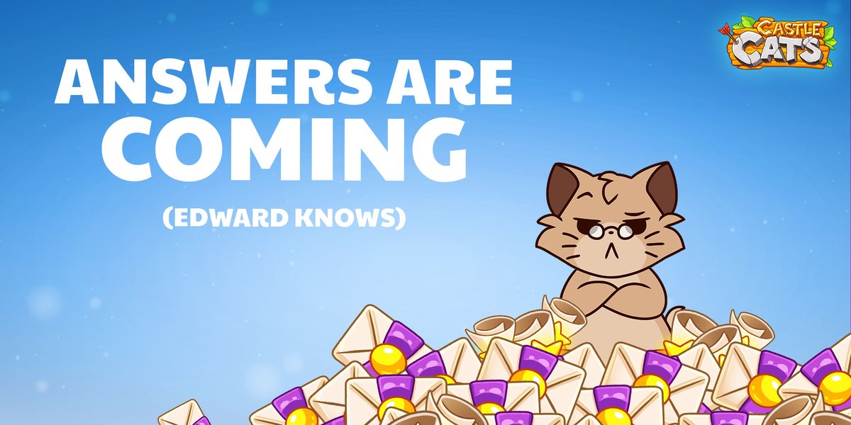 castle_cats's tweet photo. 🐱👓 We managed to answer hundreds of emails and tons of DMs yesterday! 😸 But we still have a bit left! 🙀 Doing our best to catch up! Thank you for your patience! 💌
#CastleCats #MobileGame #CatGame #InboxFull #HardatWork https://t.co/FouOwoJusc