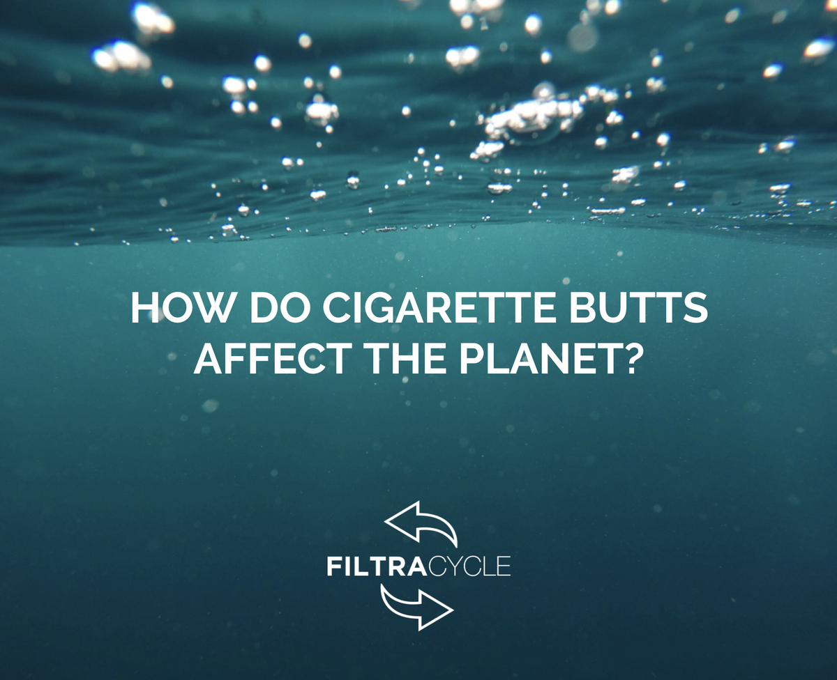 filtracycle's tweet photo. A thread detailing the devastating impact that cigarette butts have on planets and ecosystems. We recycle cigarette butts into a sustainable plastic alternative to petroleum-based plastic. Our #IntelligentPlastic solves problems instead of creating them. #zerowaste #recycling https://t.co/sYbZHoNixd