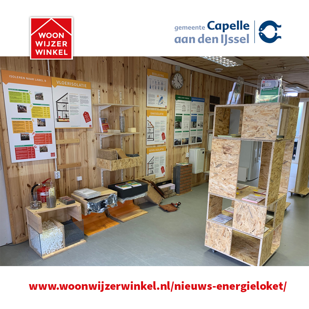 WoonWyzerWinkel's tweet photo. De deuren van het energieloket in Capelle zijn op donderdagen en vrijdagen weer geopend, maar alleen op afspraak. Je kunt hier terecht met al jouw vragen over een duurzamer Capelle. Een afspraak maken kan via: https://t.co/qdeO39XVcy https://t.co/xggrz1Pbjz