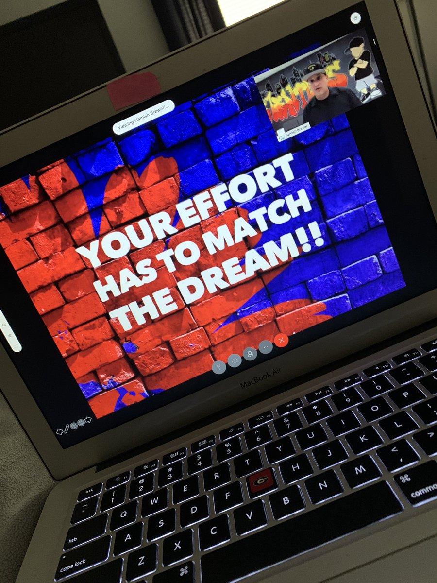 Preach <a href="/brewerhm/">Hamish Brewer</a>! I’m feeling CHALLENGED CHARGED CHAMPIONED CHEERED and CHANGED! Let’s do this <a href="/PLinRISD/">Professional Learning RISD</a>! #GROWRISD20