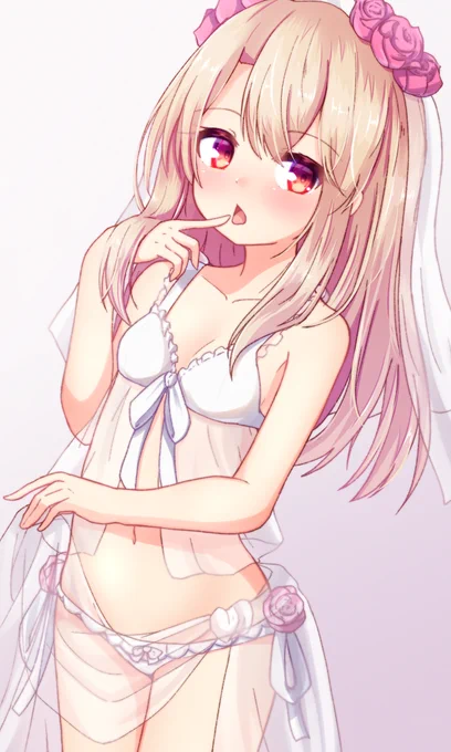 イリヤちゃん誕生日おめでとうイラストにしようと思ってたので誕生日イラストです 