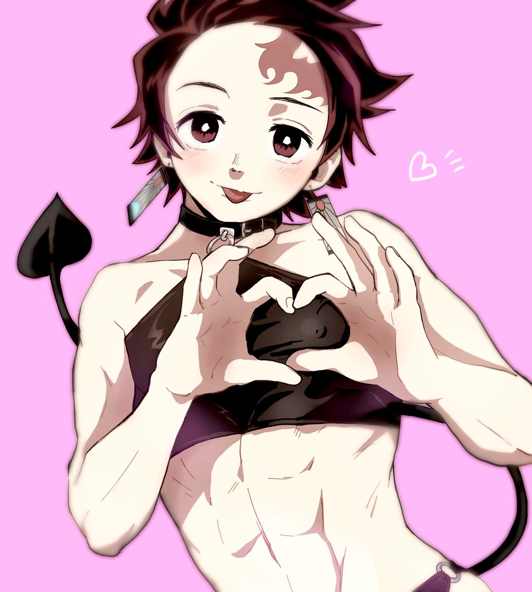 おっぱい「サキュバス炭おっぱい♡ 」|あぷのイラスト
