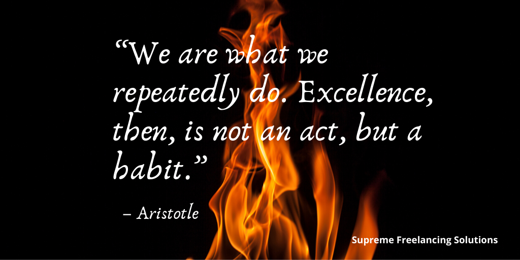 SuprmFreelancer's tweet photo. Are your habits contributing to success? Today, make a list of the habits that bring you closer to your dreams and improve them. Then, make a list of all the habits that threaten your dream and break them. Success is not accidental but deliberate. #YesWeCan #YouGotThis #JustDoIt https://t.co/dhYzDiZNmz