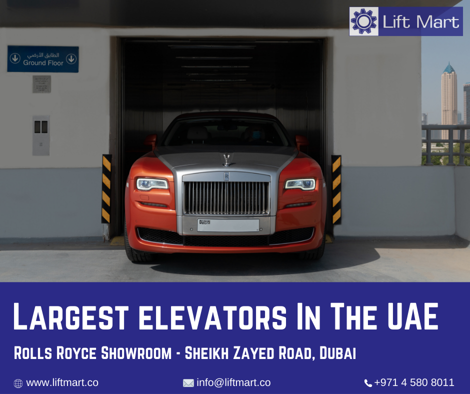 Lift Mart's Car Elevator installed at the Rolls Royce Showroom along Sheikh Zayed Road, Dubai.

#Elevator #UAE #Carlift #Carelevator #Dubai #RollsRoyce #BMW #AGMC #sheikhzayedroad #liftmart #Dubai #mydubai
For more details: liftmart.co