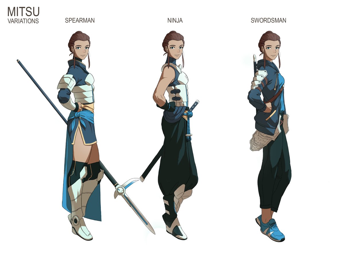 MidnightWavePC's tweet photo. What is your favorite class to play in tactical RPGs? ♟️
 #indiedev #games #gamedev #gaming #RPG Below is Mitsu's concept art for class changing in Midnight Wave! https://t.co/bYgaBZbo70
