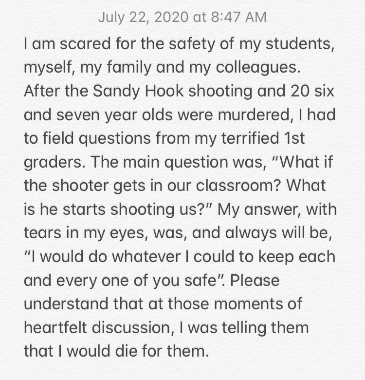 bluesgurl31's tweet photo. Sorry for the novel, but I have to get my feelings out there. #ProtectOurStudents #ProtectOurSchools #UsingMyTeacherVoice #SpeakUpForStudents https://t.co/Udchz4QaAZ
