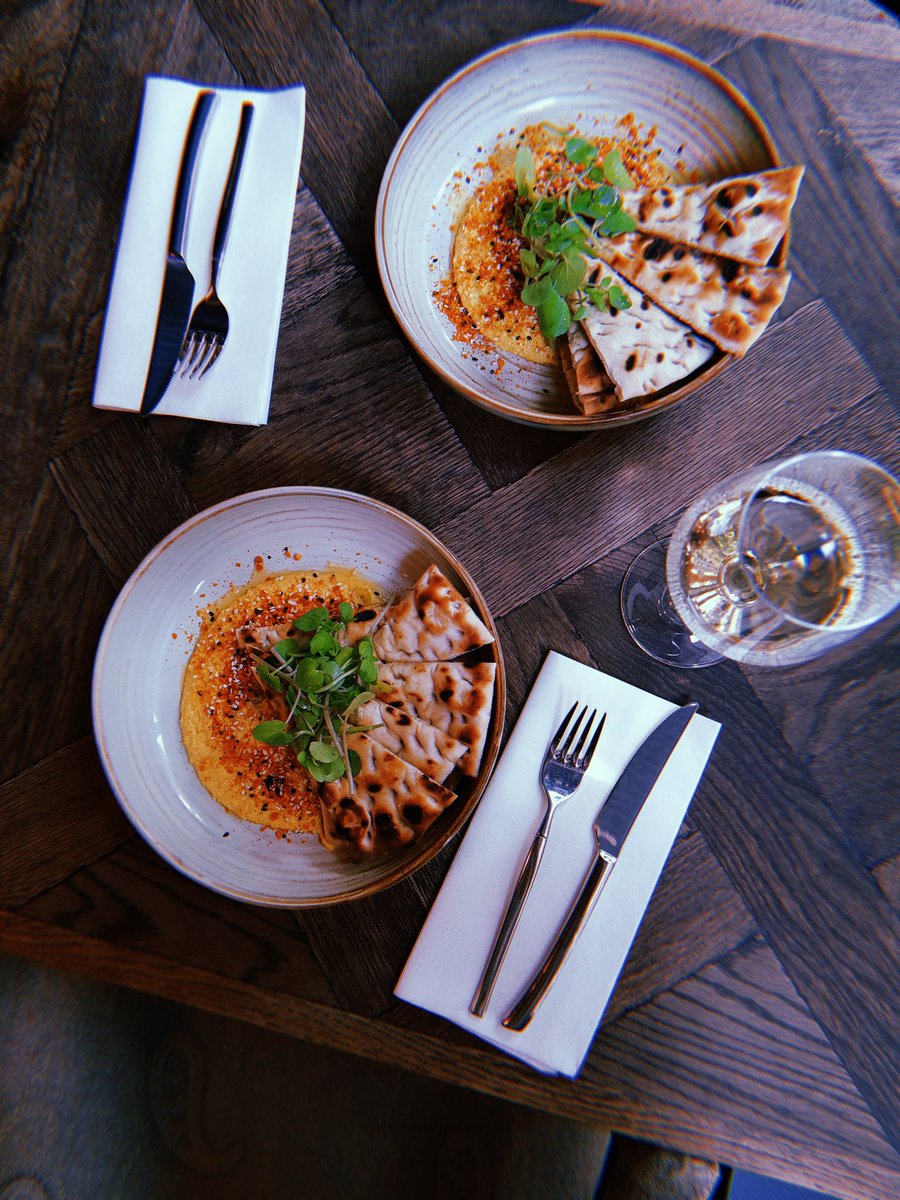 runninghorseAld's tweet photo. Our Hummus, Dukkah &amp; charred flatbread - perfect for a light lunch, started or just a snack. The  all-rounder on our menu! https://t.co/TTciQBQbc0