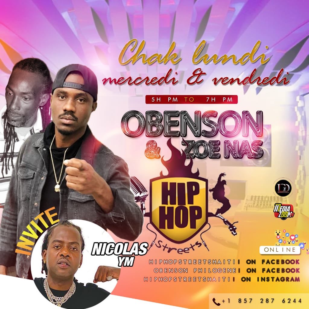 mrnicolasjosue's tweet photo. #hiphopstreethaiti 
#obenson 
#zoenas one of role model 💯✅
Demen branche 5pm !
cuz Mpral bay anpil kob anpil 4tlfn ✅
Tt moun knnnen YM pa mande kob 🤞🏾
@mrnicolasjosue
#mrnicolasjosue https://t.co/zIgHWdbbTZ