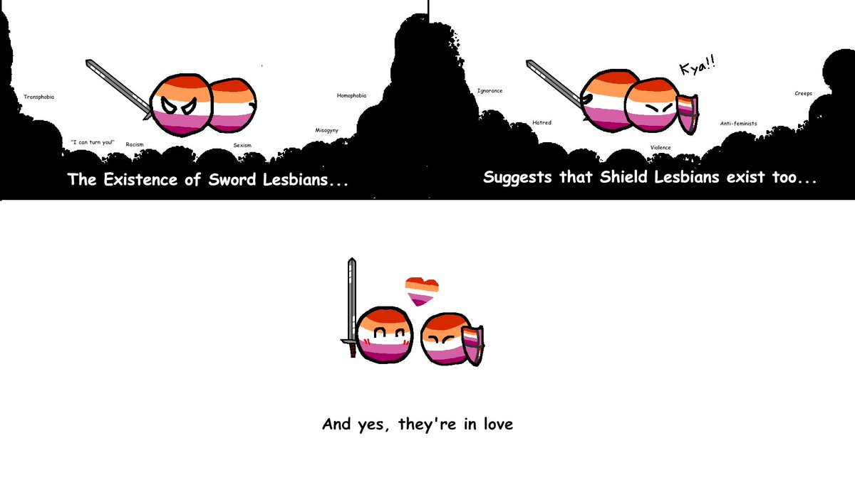 more lesbian comics bc lesbians are valid