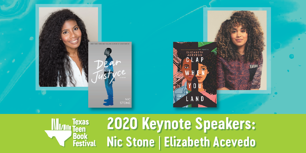 texasbookfest's tweet photo. We're so excited to share the keynote speakers for the 2020 @TXTeenBookFest: @AcevedoWrites and @getnicced!

https://t.co/QnO0kNU32P https://t.co/IqoLNOYNOa
