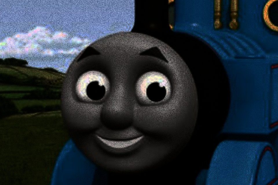 Hoyto ツイートすることがなかったので トーマスをホラー化してみました