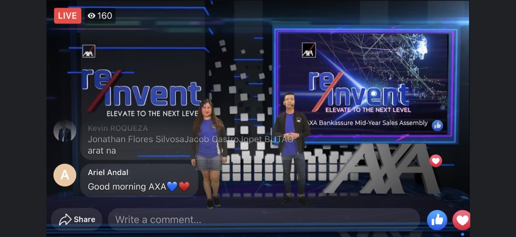imRahulHora's tweet photo. MidYear Banca Sales Assembly. Yes it’s completely virtual, pre recorded and played live on workplace. Amazing to see the teams exhibit resilience &amp; agile. Show must go on. #2020AXABankassRe/Invent https://t.co/TP2MmXpQez
