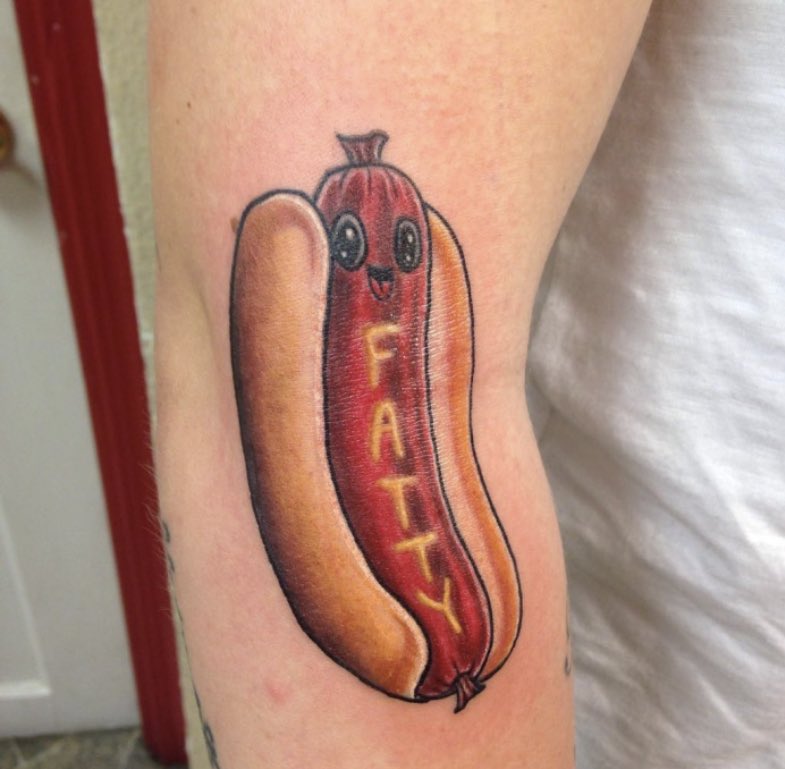 Hot Dog Tattoos  Tattoo Ideas Artists and Models