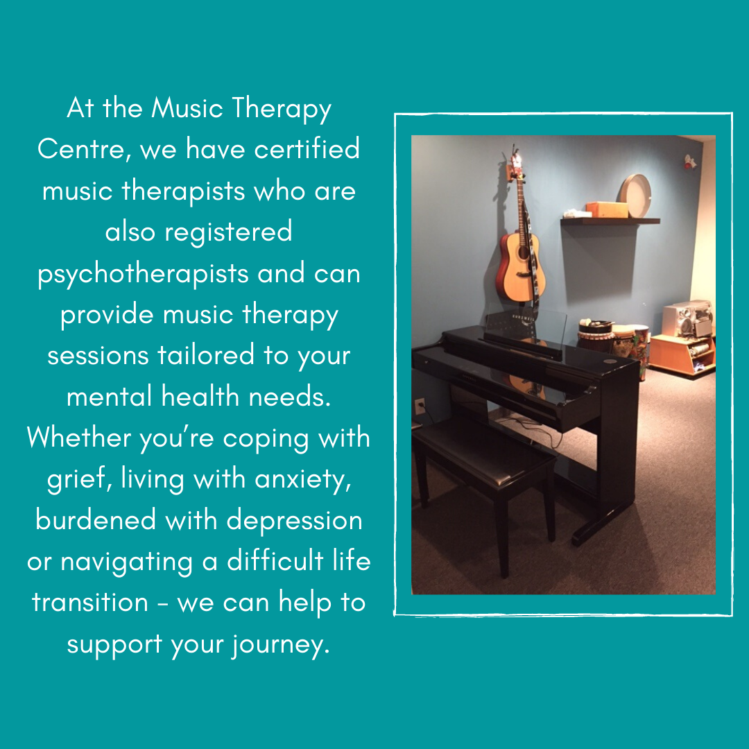 Service Highlight: Mental Health

Music therapy can be a wonderful tool to help you move towards mental wellness. Scroll through to find out more about working with a music therapist to support your mental health journey.
#musictherapy #virtualtherapy #mentalhealth