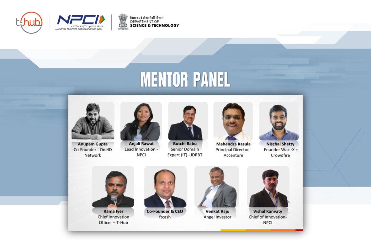 THubHyd's tweet image. Mentors are the guiding force in the #InnovationEcosystem. With the #FintechAccelerator program concluding in a #DemoDay, we acknowledge the role #mentors have played in helping our #startups craft next-gen #fintech products and accelerating their journeys.
#InnovateWithTHub