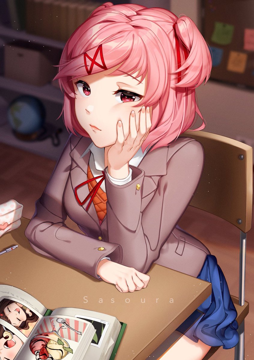 Cupcake_Doki's tweet photo. “I’M NOT CUTE, DUMMY!”

-Tsundere
-Short(4’11”)
-Bi
-Loves manga and baking 
-Sweet under her rough exterior
-Hates being called cute or a synonym of it 
-Embarrassed easily 

-Semi-Literate
-SFW RP
-May have Dark RPs

Retweets would be greatly appreciated!
#OpenRP #DDLC https://t.co/WMmoSvGfr5