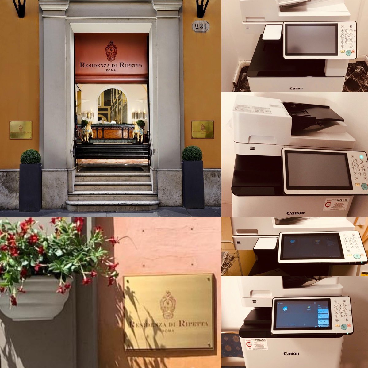 PanSystemCanon's tweet photo. La prestigiosa @Ripetta_Rome Rome nel cuore della Capitale sceglie #PanSystem #Canon 
#qualità #professionalità #eleganza #ambiente #noicisiamo https://t.co/k6eXHEqWJD
