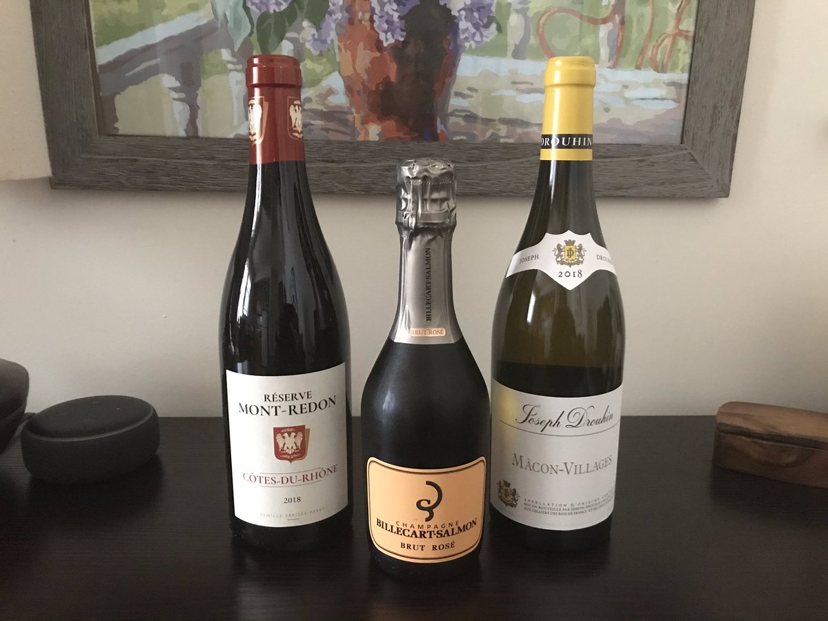 We have our wine & are excited to participate in tomorrow’s virtual Windows on France wine tasting and discussion with @KevinZraly & Gwendolyn Osborn at @wine.com.  Visit wine.com for more information.  Cheers! 
#winewednesday #wine #kevinzraly #3RCommNYC