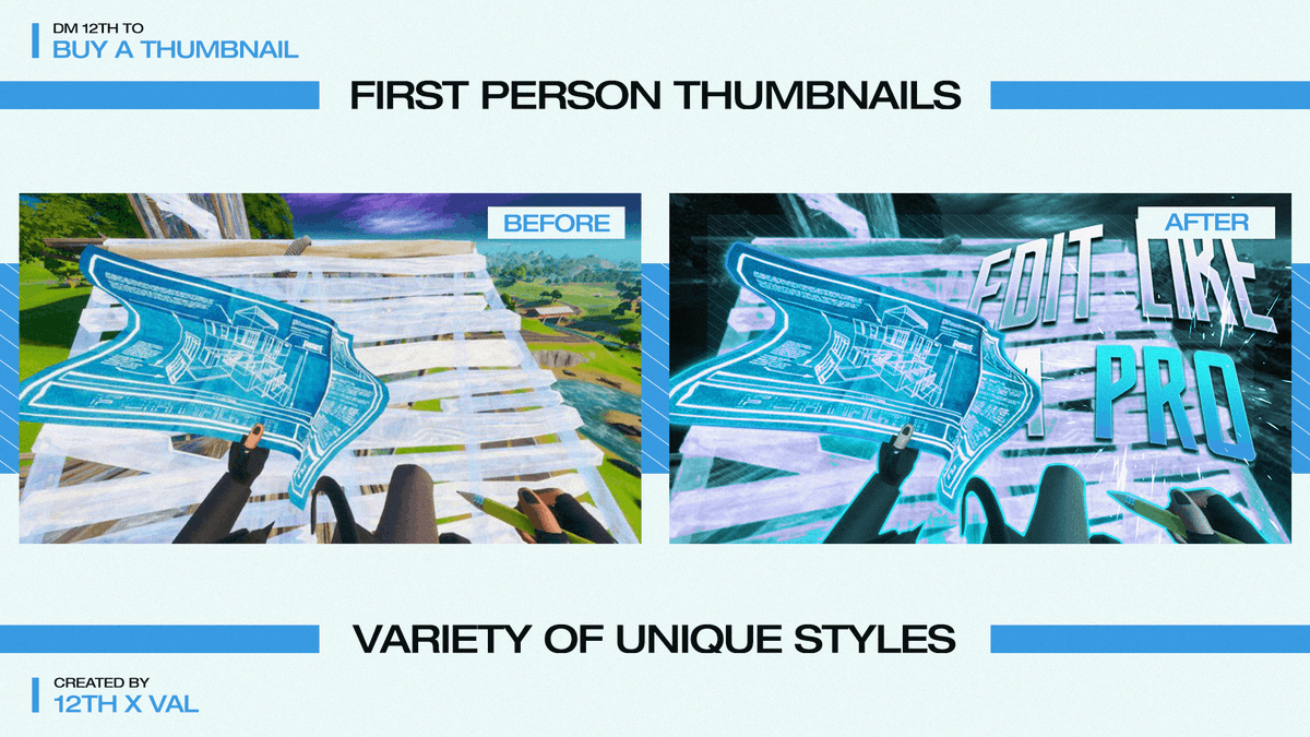 twlvf's tweet image. Unique First Person Thumbnails.
Clean &amp;amp; Edited

If your interested in one of these styled thumbnails please DM.

Edited By @ValentinoVisual 
♥️&amp;amp;♻️ Appreciated.