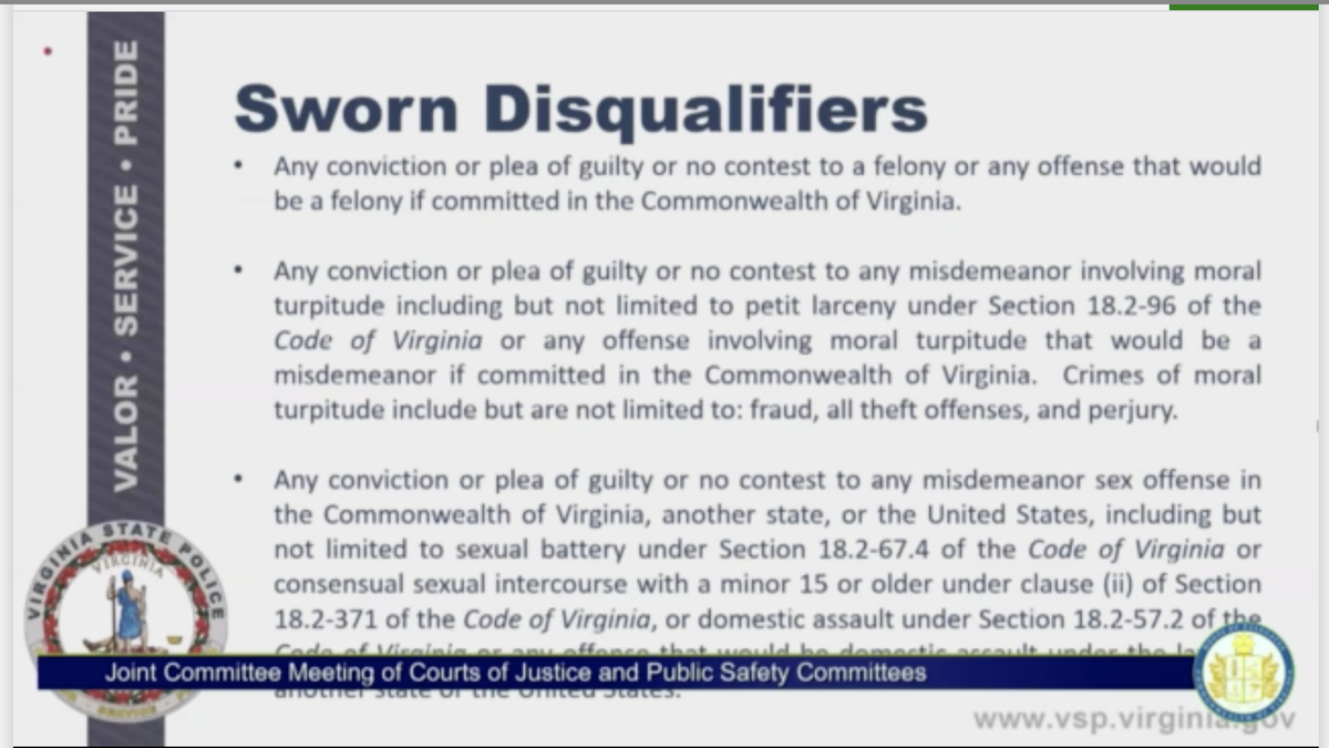 you can't become a cop if you have already done these things but once you are a cop you actually have to do them at least quarterly or the other cops will give you a wedgie