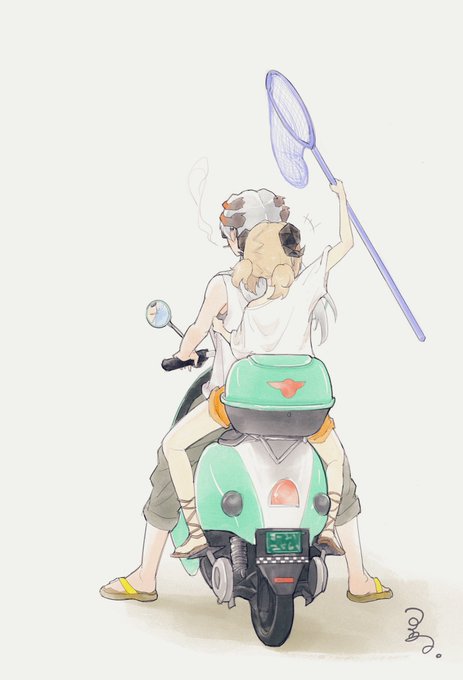「バイク スクーター」のTwitter画像/イラスト(古い順)