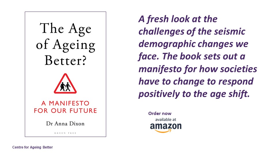 "I hope you enjoy reading my book. But more than that I hope you have the courage to act, to make the Age of Ageing Better a reality for us all."  #AgeOfAgeingBetter  https://www.ageing-better.org.uk/news/age-ageing-better-new-book-launched