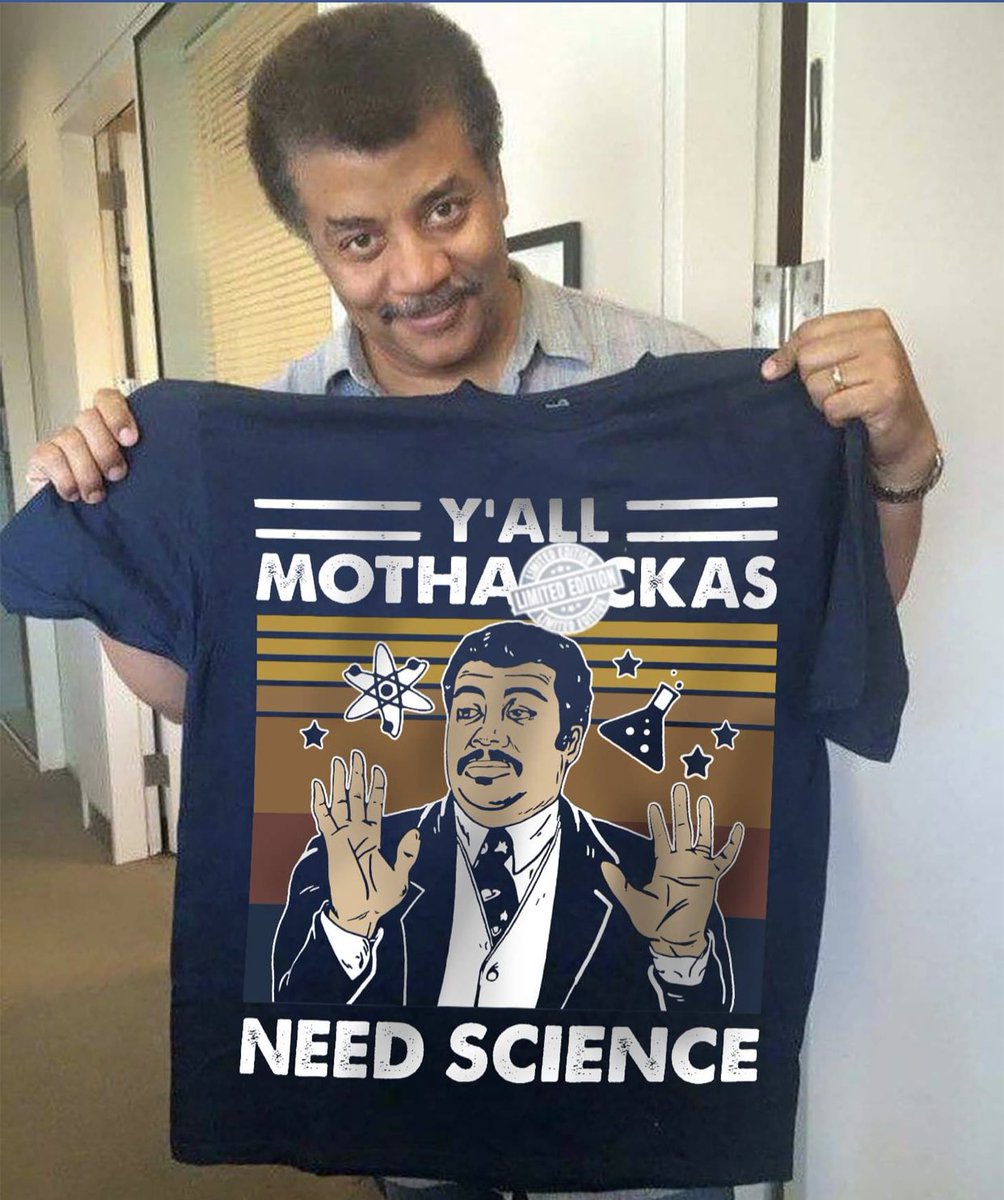 BrandAidCo's tweet image. We love this man and this t-shirt so much. 😎 Y’all motha (BLEEP) need science.

#merchwithamessage #promotionalproducts