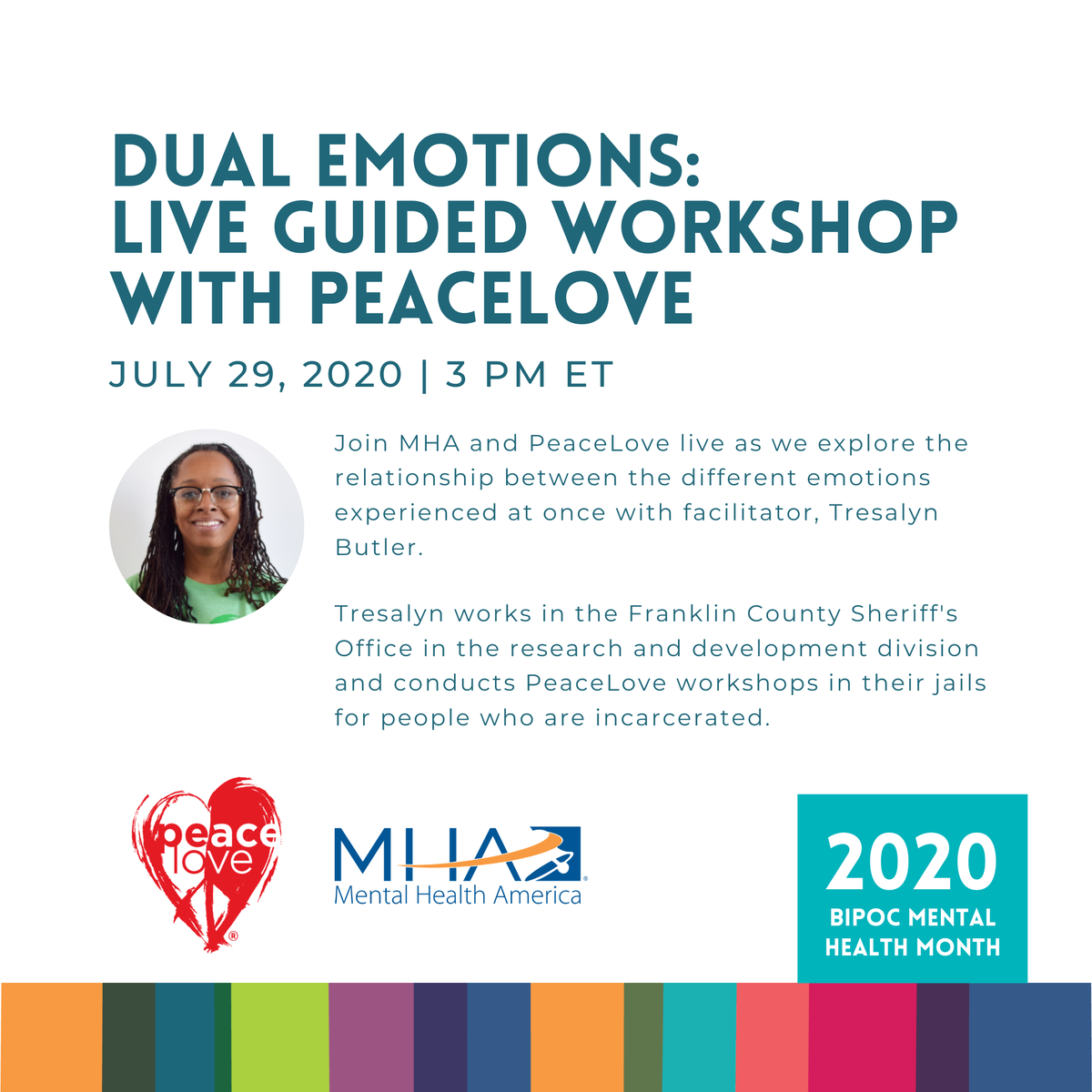MAYMCAS's tweet photo. Mark your calendar for July 29th to tune into @PeaceLoveRI empowering event! https://t.co/07e91QEPAl