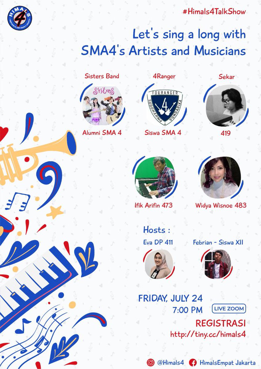 Kuy ach....bernyanyi Dan tersenyum bersama...Salam kita...Iman, ilmu, amal sma 4 jaya !!!