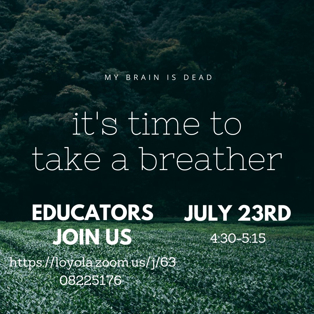 MrsRichardsJHS's tweet photo. Don't forget to join us tomorrow! Wear some comfy clothes :) @jodss_b @ms_beerskiddos #ETLoyola @DavidMarcovitz https://t.co/uwQ8XlyYzr