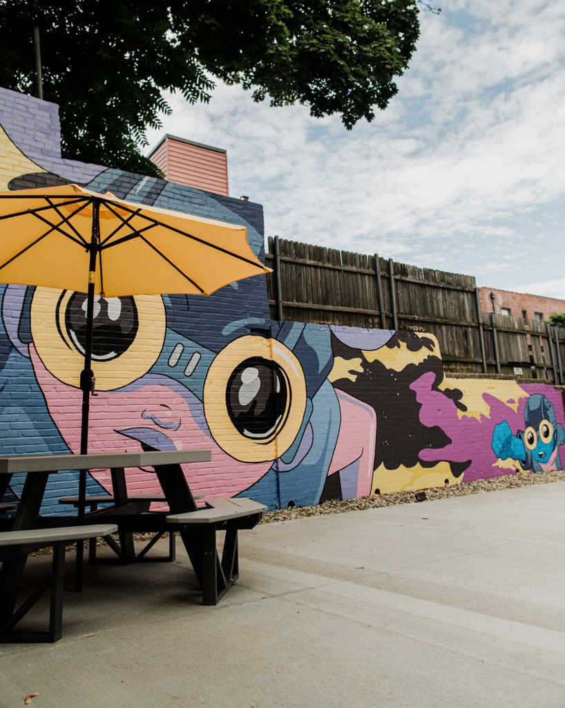 LJFamFoundation's tweet photo. Our families expressed to us they need a safe space to play and @Graduate_Hotels made sure that happened. Renovated, restructured, and outlined in a beautiful illustration by @HEBRUBRANTLEY to inspire power &amp; hope... our kids have their space to just be kids. https://t.co/auav8uaQVN