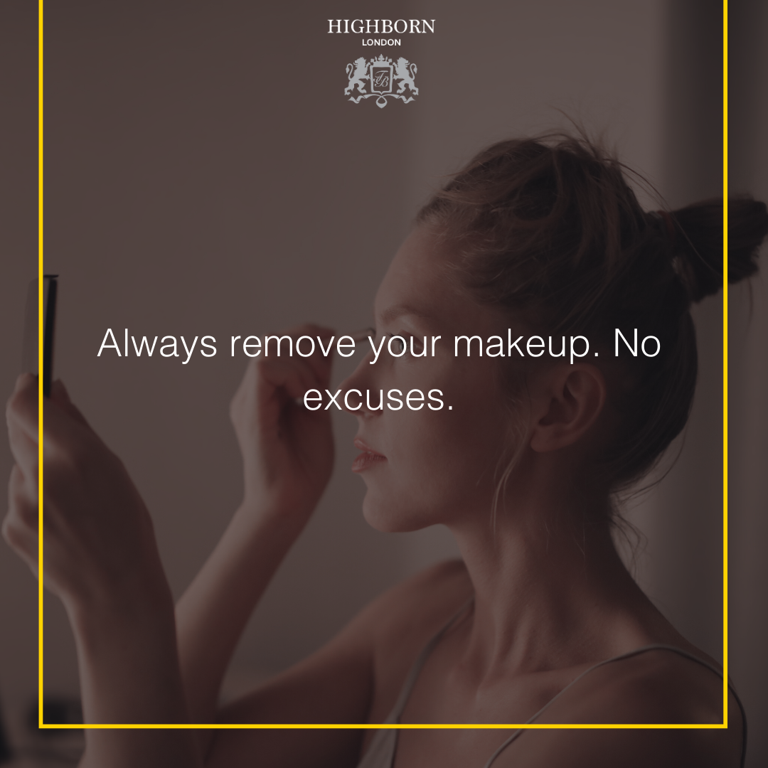 highbornlondon's tweet photo. Put on your favourite song...By the time the song is done, you will have removed your makeup and you're ready to sleep...with no guilt whatsoever! https://t.co/1TQoIct7CZ