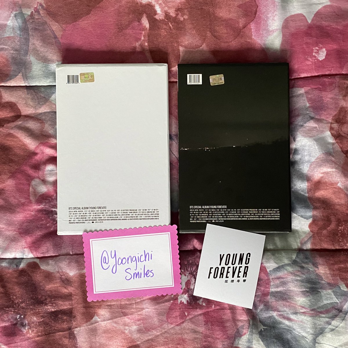 YoongiChiSmiles's tweet photo. 「BTS Young Forever」
Quick Album Giveaway

To Enter:
— Follow
— Retweet

☆ Ends in 12hrs (10:36 pm EST)☆
• 1 Winner, 1 Album
• Winner can choose Night or Day ver.
• Random PC
• Open anywhere Amazon/Weverse Shop delivers https://t.co/wElZ2FRFJU