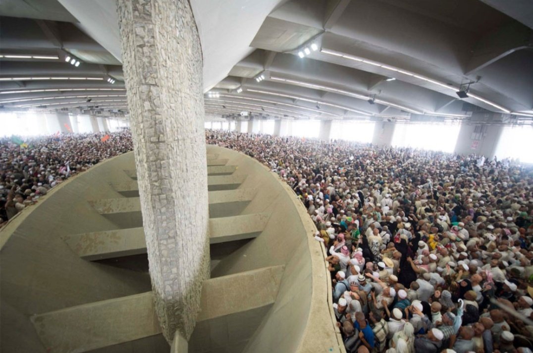 7. Day 3: 10th Dhul-HijjahBefore dawn, pilgrims go back to Mina and perform the first stoning of the devil (symbolised by 3 large columns), using their pebbles. When P.Ibrahim was tempted by the devil on not slaughtering his son, he threw stones at the devil to ward him off.