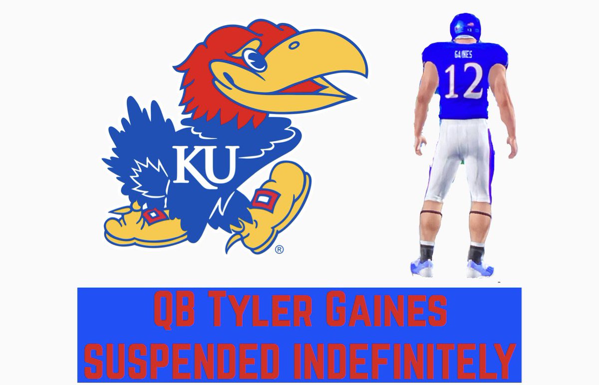 CoachNLuke's tweet photo. I have been informed by @NCAAINVESTIGAT1 that our starting QB @t_gaines8 has been playing for TWO different leagues. With that being said, I Coach Luke am taking a proactive approach and suspended Gaines indefinitely pending the outcome of the investigation. @ChrisNcaa https://t.co/fT3wPaFVjf