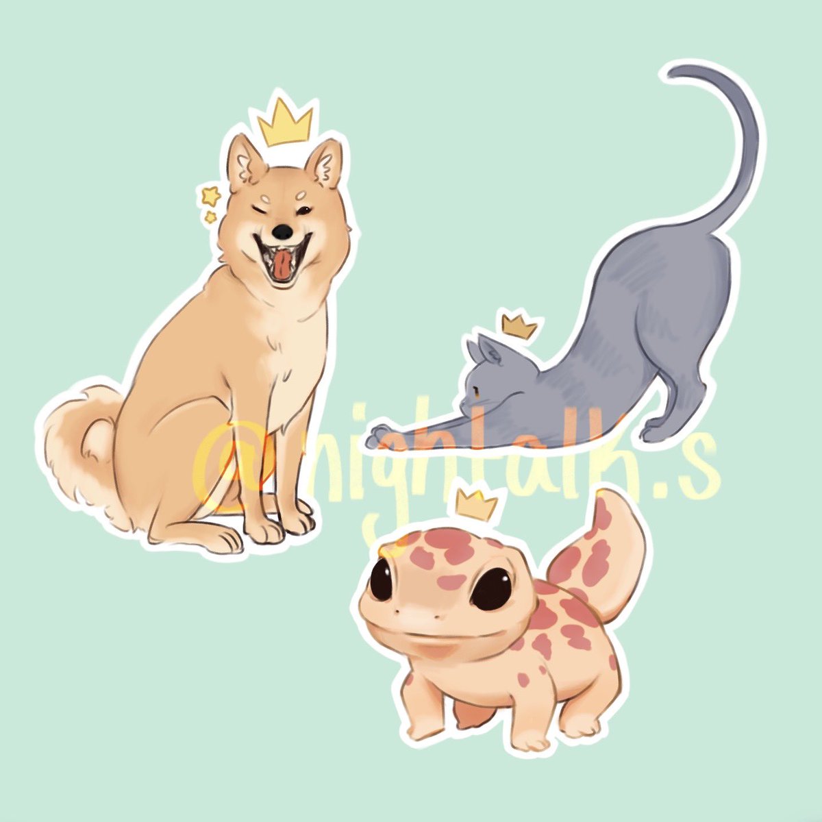ST4R_D3VL's tweet photo. Pog stickers 🥴 #stickers #illustration #cute #nightalks 
Please check out my store maybe 🥺🥴 https://t.co/0emglbUSgj https://t.co/9dyWXHJIPv