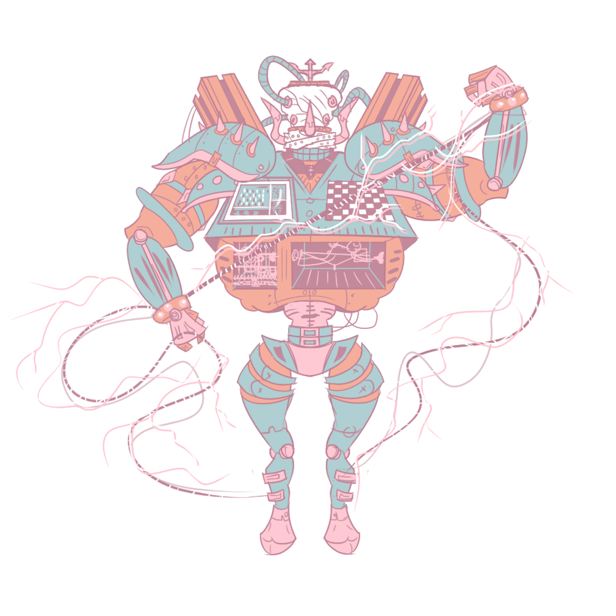 Moneteres's tweet photo. Midsummer Night's Scheme 7: Chess-master Foras
https://t.co/w3FstsTQxq #midsummernightsscheme #midsummernightsscheme2020 #robot #scifi #foras #arsgoetia #lesserkeyofsolomon #art #artistsontwitter https://t.co/qoQguXisUZ
